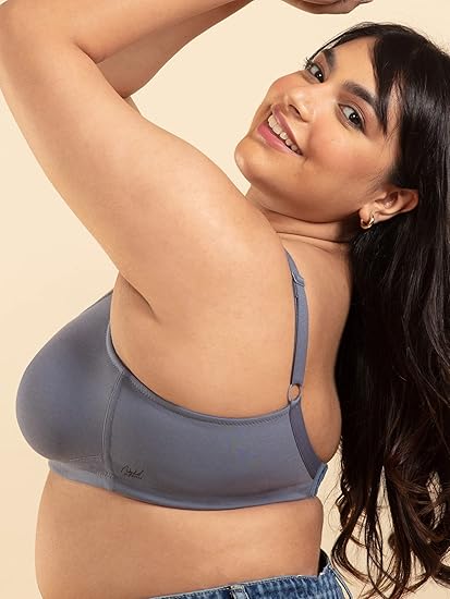 NYKD Women’s Cotton Non-Padded Wire-Free Casual Full Coverage Bra